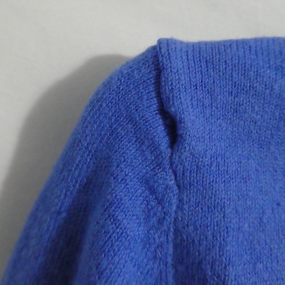 CHILDREN'S PLACE | small 5-6 | Blue Cardigan Shawl | Bow Design on Sleeves - Picture 12 of 12